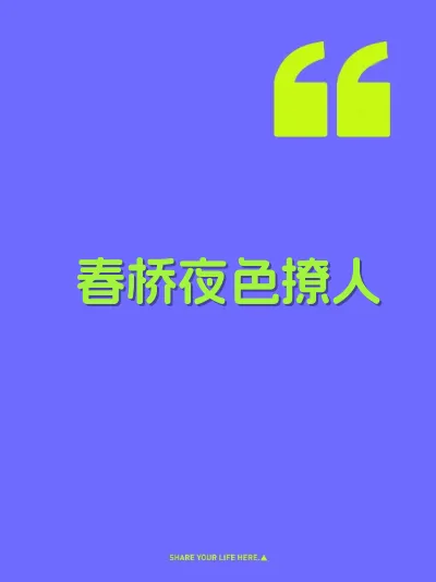 春桥夜色撩人