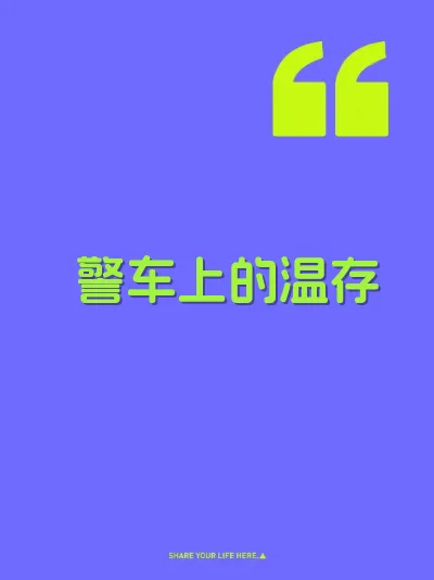 警车上的温存