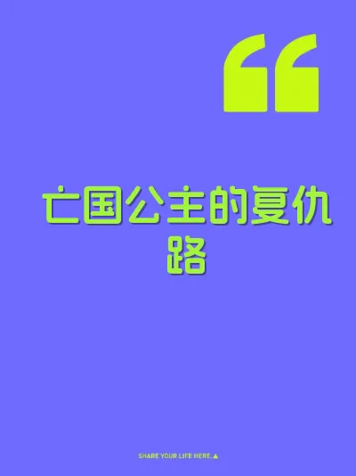 亡国公主的复仇路