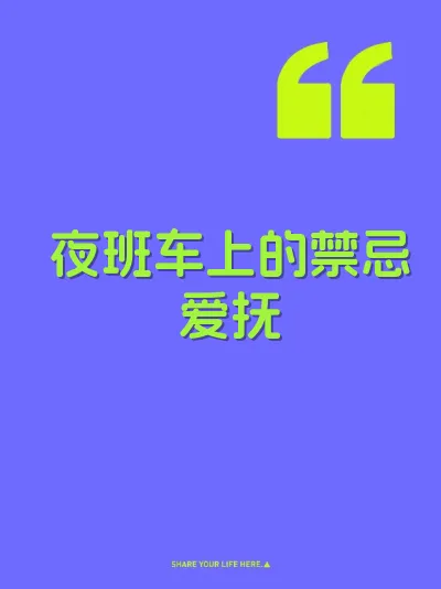 夜班车上的禁忌爱抚