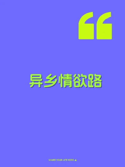 异乡情欲路