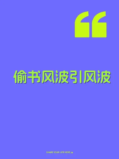 偷书风波引风波