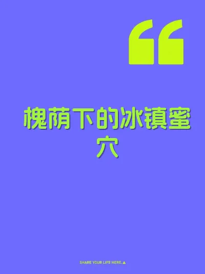槐荫下的冰镇蜜穴